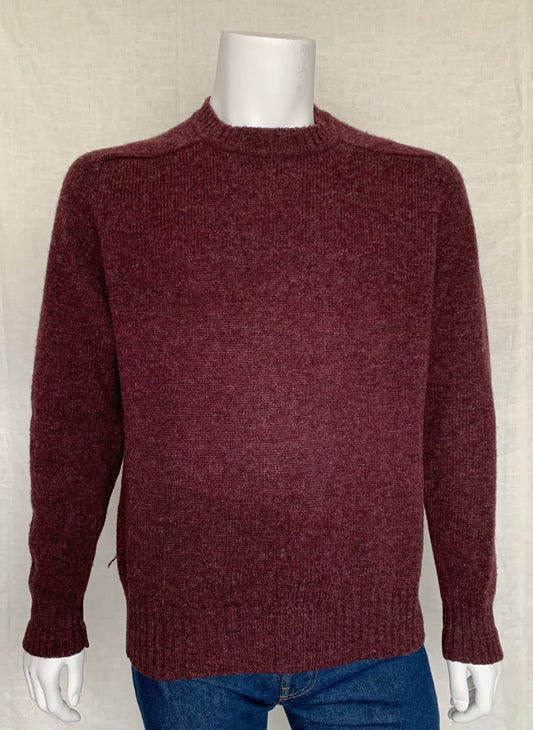 Eleven Sixty-Six Maroon Wool Pullover Sweater